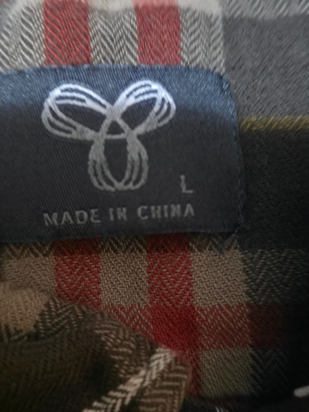 4/$67 Deal! TNA Plaid Button-Down Shirt in Olive Green and Orange - Picture 2 of 12